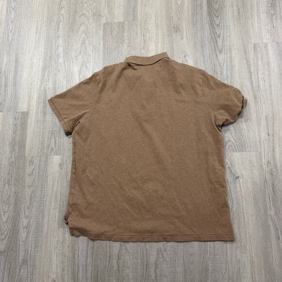 Polo Ralph Lauren Classic Fit Shirt Men's Extra Large Brown Flesh Pony Preppy - Picture 6 of 8